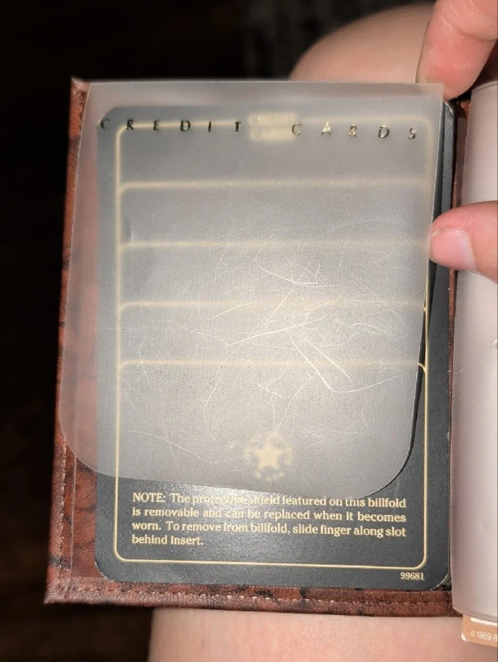 Vintage Rolfs American Classic Brown Genuine Cowhide  Leather Bi-Fold Wallet